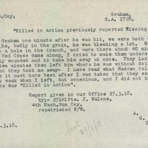 Soldier packet page