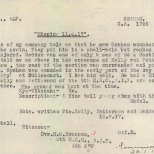Soldier packet page