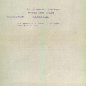 Soldier packet page