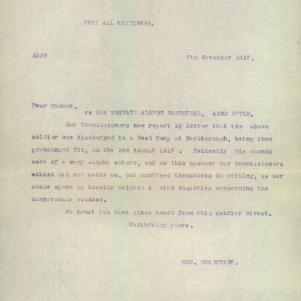 Soldier packet page
