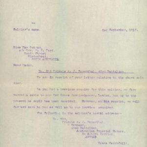 Soldier packet page