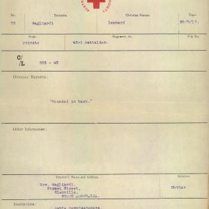 Soldier packet page