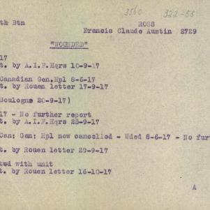 Soldier packet page