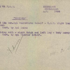 Soldier packet page