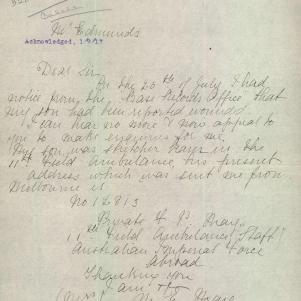 Soldier packet page