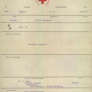 Soldier packet page