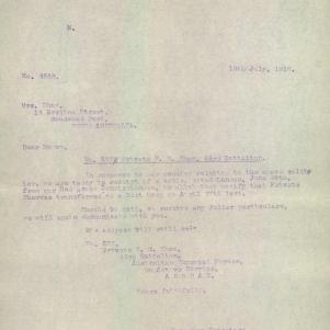 Soldier packet page