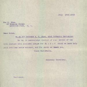 Soldier packet page