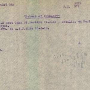 Soldier packet page