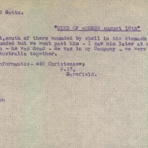 Soldier packet page