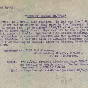 Soldier packet page