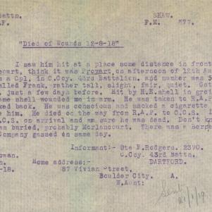 Soldier packet page