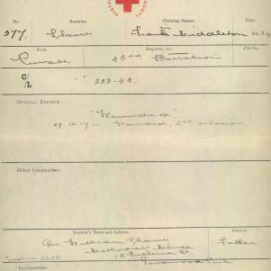 Soldier packet page