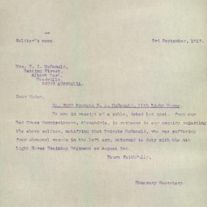 Soldier packet page