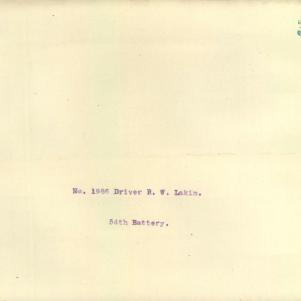Soldier packet page