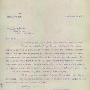 Soldier packet page