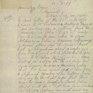 Soldier packet page