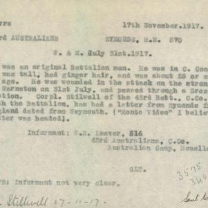 Soldier packet page