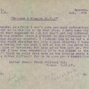 Soldier packet page
