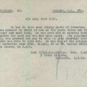 Soldier packet page