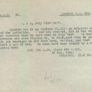 Soldier packet page