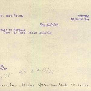 Soldier packet page