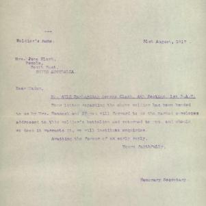 Soldier packet page