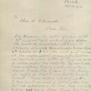 Soldier packet page