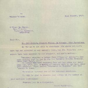 Soldier packet page