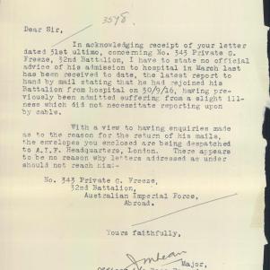 Soldier packet page