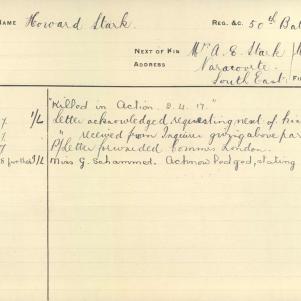 Soldier packet page