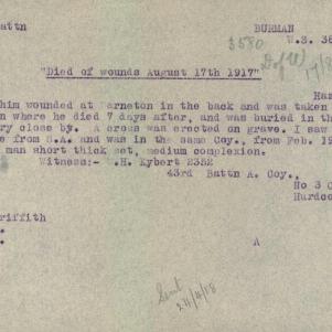 Soldier packet page