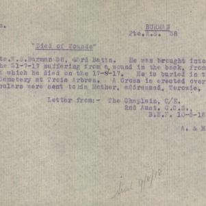 Soldier packet page