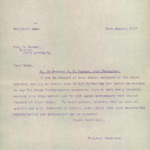 Soldier packet page