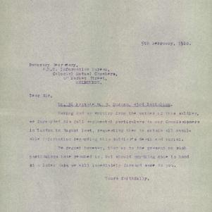 Soldier packet page