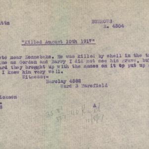 Soldier packet page