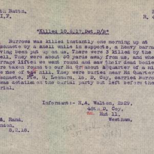 Soldier packet page