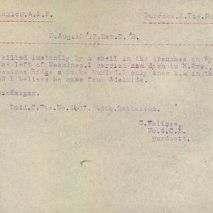 Soldier packet page