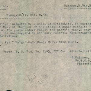 Soldier packet page