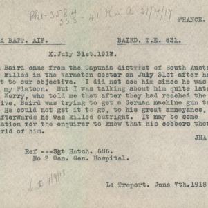Soldier packet page