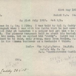 Soldier packet page