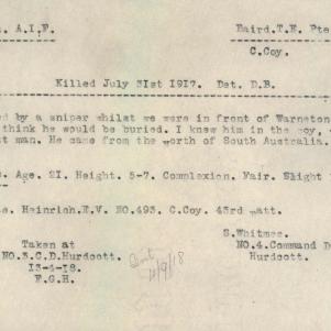 Soldier packet page