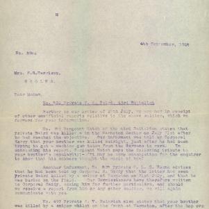 Soldier packet page