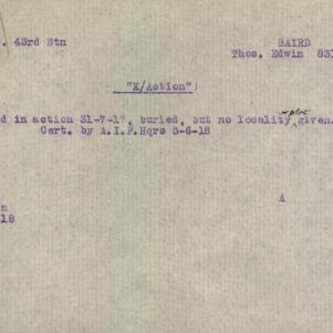 Soldier packet page