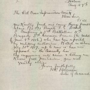 Soldier packet page