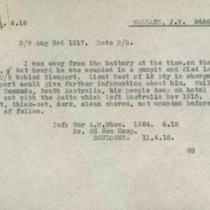 Soldier packet page
