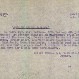 Soldier packet page