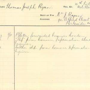 Soldier packet page