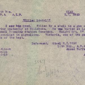 Soldier packet page