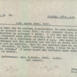 Soldier packet page